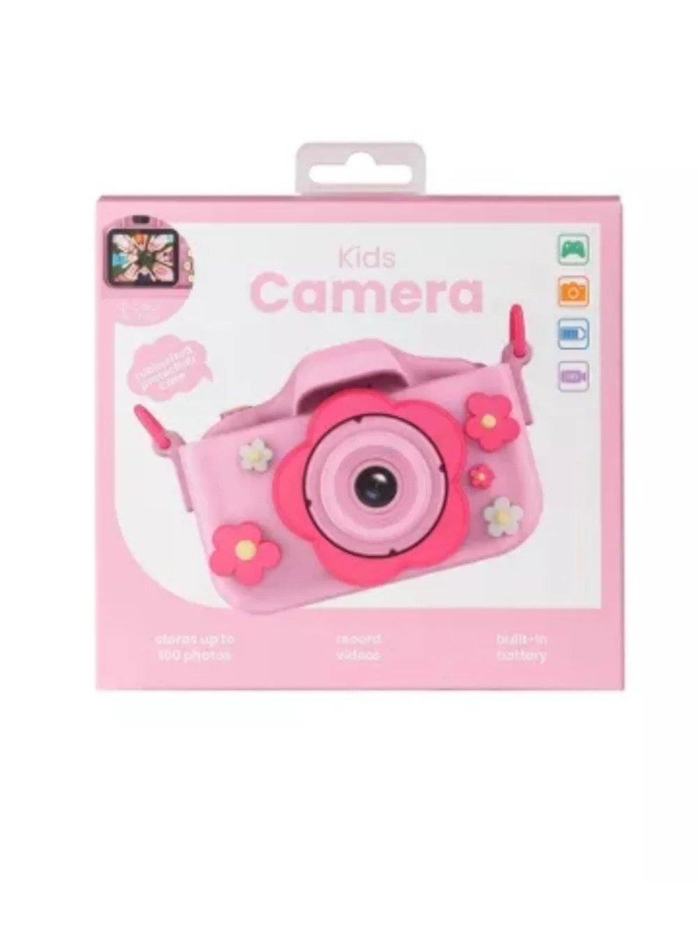 Vivitar Kids Pink Flower Digital Camera - Compact Toy Camera